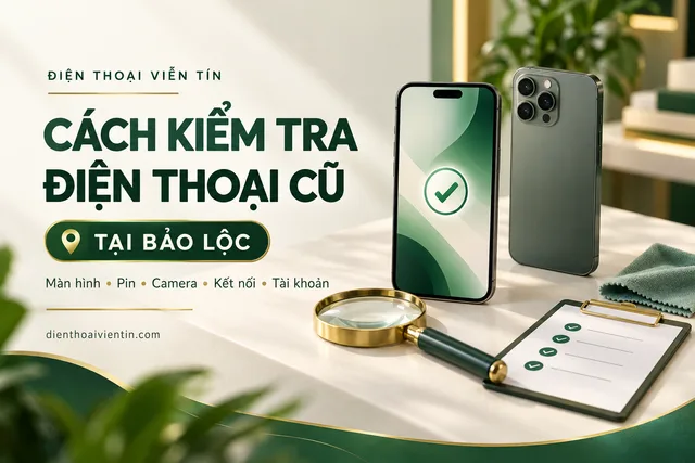 Cách kiểm tra điện thoại cũ tại Bảo Lộc: 10 bước cần biết